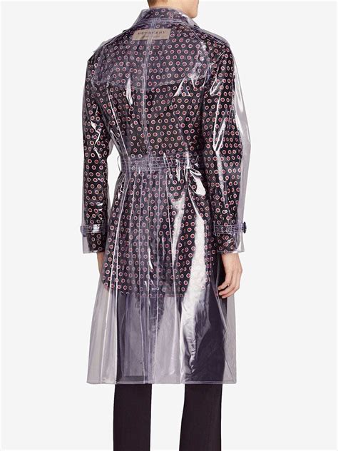 burberry clear trench